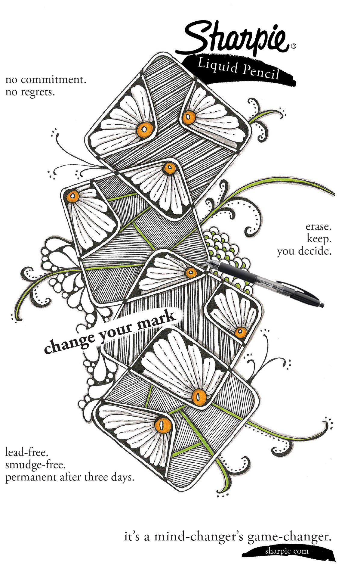 Sharpie Print Ad - Transit Shelter